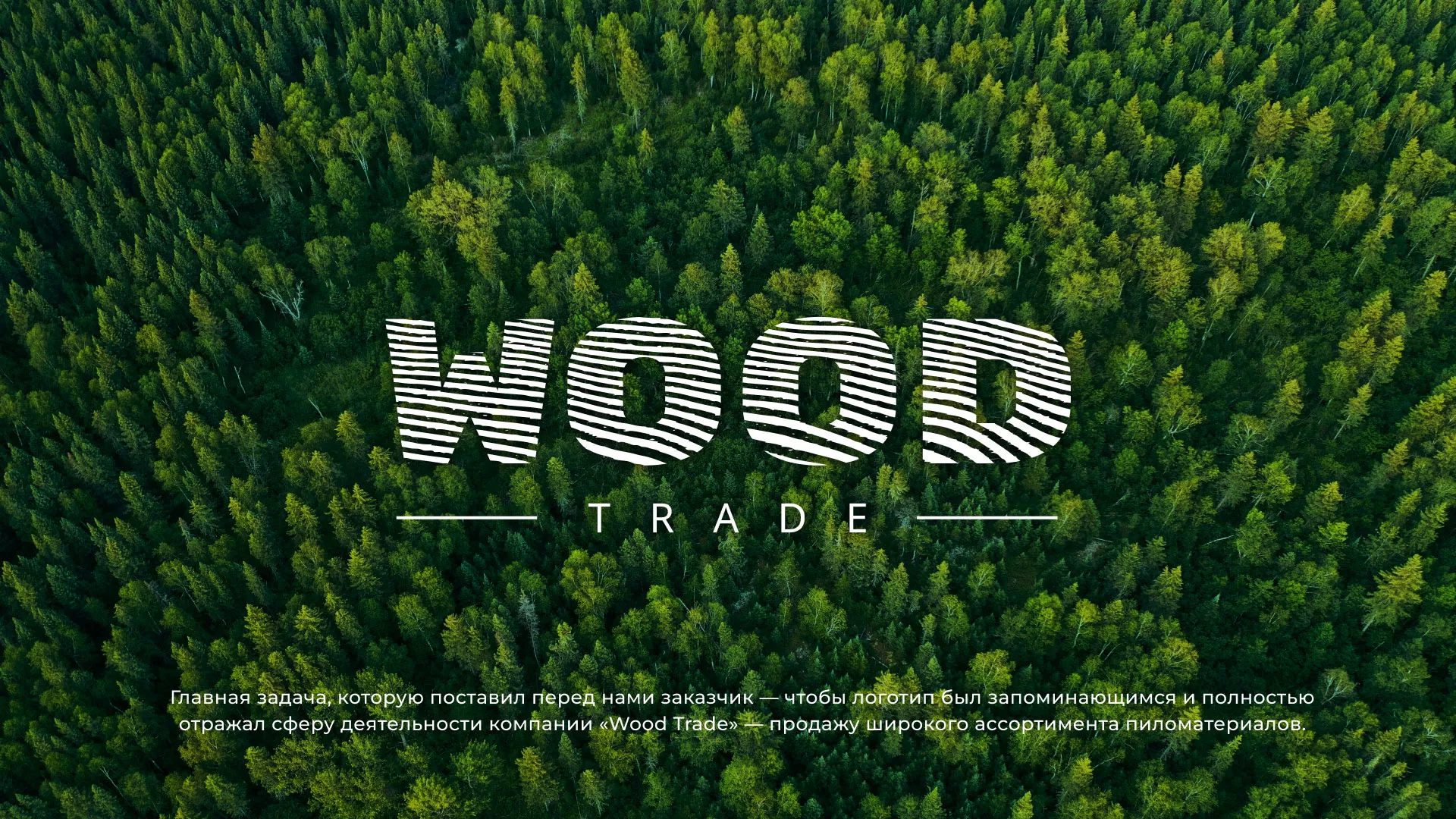 Разработка логотипа для компании «Wood Trade» в Сухиничах
