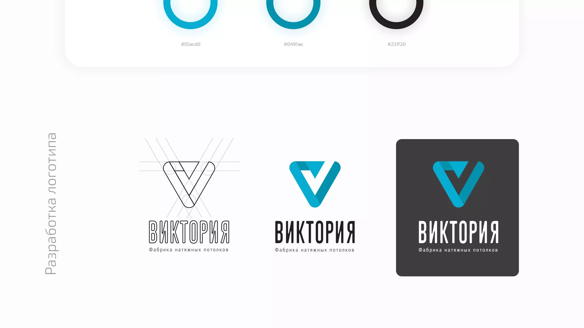 Разработка фирменного стиля компании по продаже и установке натяжных потолков в Сухиничах